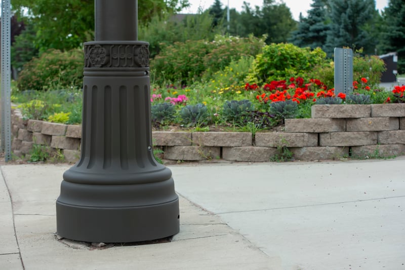 Custom Light Pole Base Covers – Gillette Base